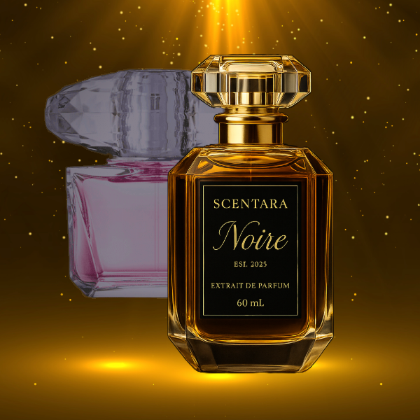 Scentara Noire – Cristal de Rosée Extrait de Parfum | 60ml An elegant tribute to the luminous freshness of Versace Bright Crystal 100% Oil-Based | Highest Quality | Long-Lasting Wear