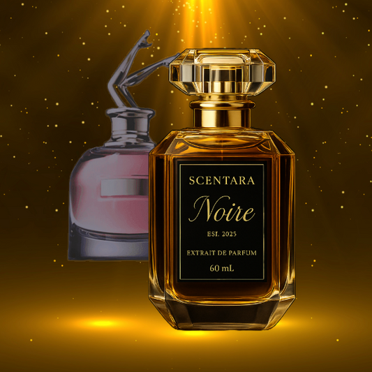 Scentara Noire – L’Affaire Élégante Extrait de Parfum | 60ml An audacious tribute to the seductive drama of Jean Paul Gaultier’s Scandal 100% Oil-Based | Highest Quality | Long-Lasting Wear